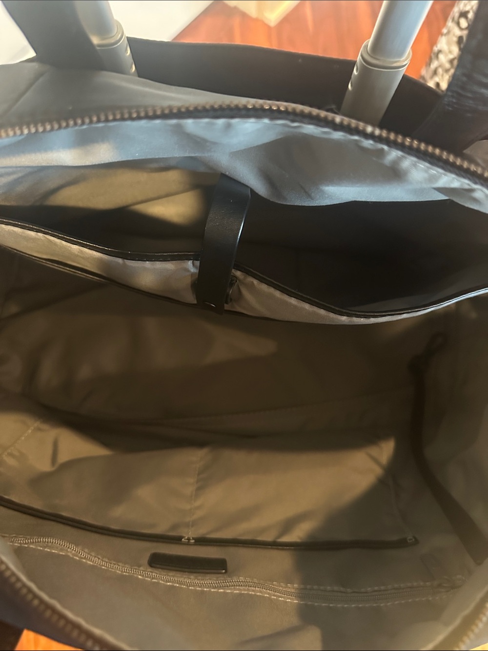 Away Everywhere Black Duffel Bag with Shoulder Strap - Picture 12 of 12